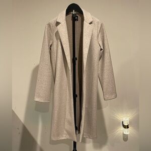 Zara Cream Lapel Collar Coat